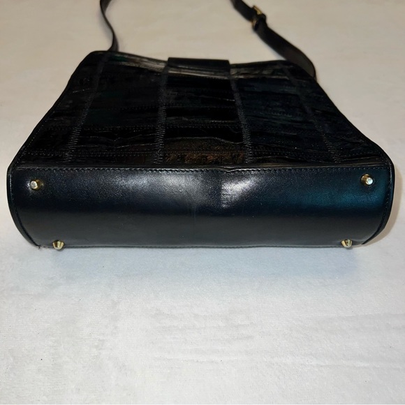 Bol-Perdix Black Crocodile Bag - Picture 7 of 15